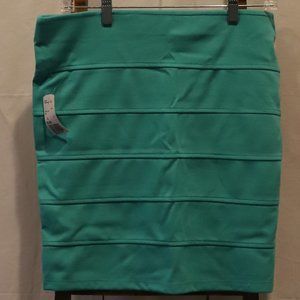 Teal Pencil Skirt